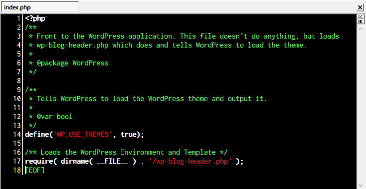 WP index