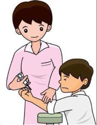 目をつぶってる間は刺さない