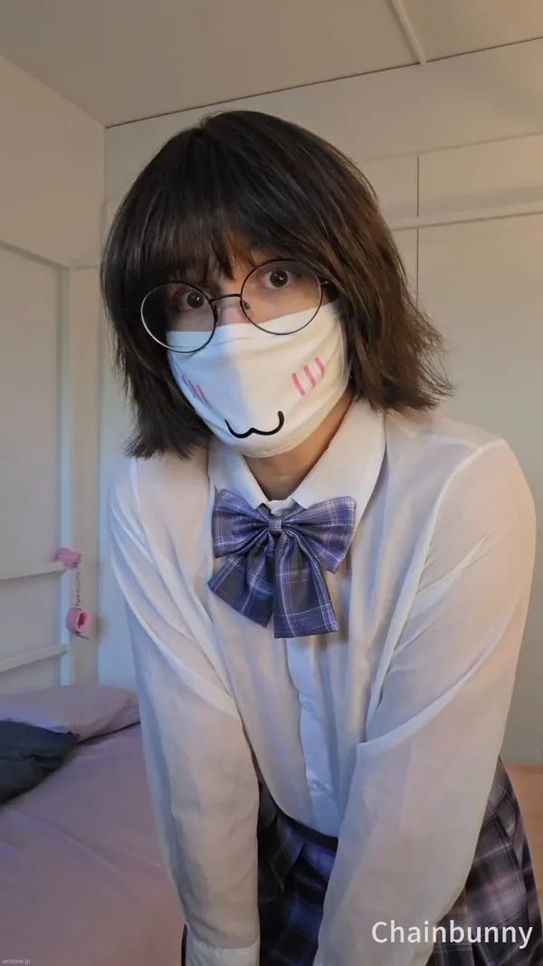 Chainbunny~ 🖤@itschainbunnyのXエロ動画 01:00